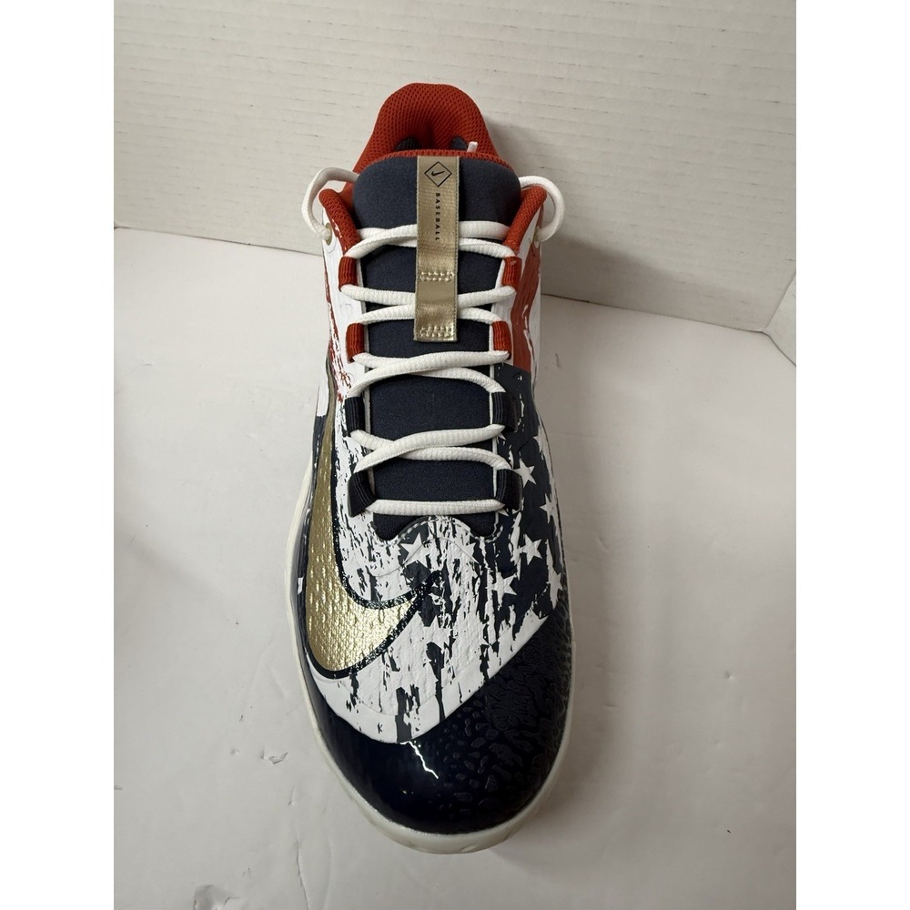 New Nike Alpha Huarache Elite 4 Low Team USA 4th Of July FZ7345-102 Men's 12 - Picture 10 of 15